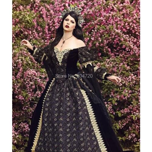 Tailored! 18 Century French Duchess Retro medieval Renaissance Reenactment Theatre Civil war Victorian dress HL-471