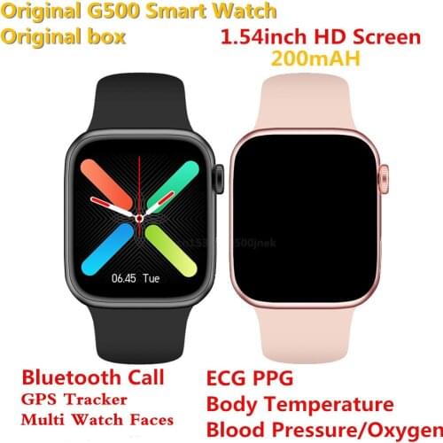 Original G500 Smart Watch Bluetooth Call GPS Tracker Body Temperature ECG Heart Rate Monitor Stopwatch Fitness Wristband PK T500