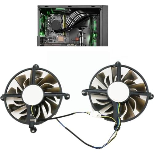 A Pair Of For Zotac GTX1060 960 950 Destroyer HA P106-100 Fan Cooling Card Fan Cooling Parts Graphics Repair O5Q7