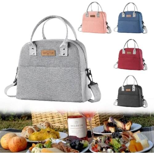 Portable Lunch Cooler Bag Folding Insulation Picnic Ice Pack Food Thermal Bag Drink Food Delivery Box Outdoor Picnic Storage Bag