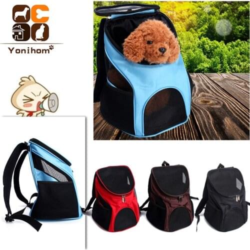 Backpack Carrier for Dogs Cat Puppy Pet Travel Breathable Mesh Dog Bags for Small Dogs Chihuahua Yorkies Cat Carrier Backpack