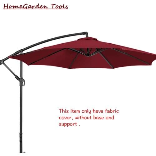 Sun terrace Beach Umbrella garden parasol Patio Dia 2-3Meter Anti-UV Polyester Cloth Pool Outdoor Furniture No Stand No Support