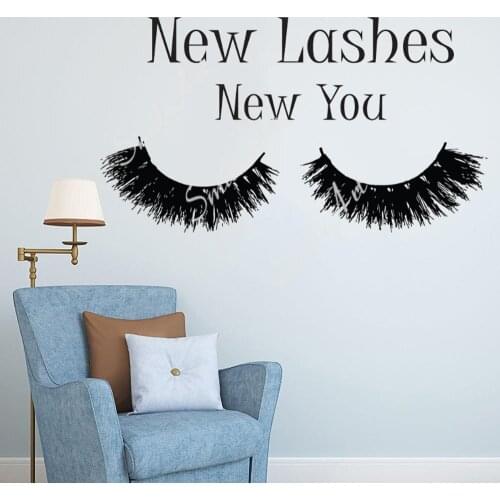 Diy Eye lashes Wall Decal Living Room Removable Mural For Kids Rooms Home Decor Wall Art MURAL Drop Shipping