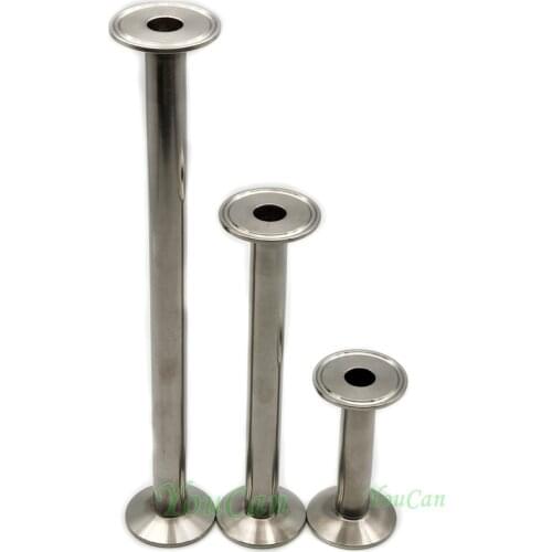 3/4" Sanitary Spool Tube Pipe OD 19MM 1.5" Ferrule Moonshine Tri Clamp Pipe Fittings Length 6"/8"/12"/18"/24"