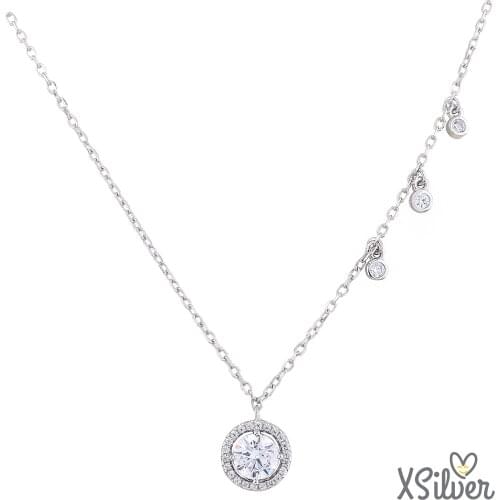 XSilver HC24131 925 Ayar Gümüş Taşlı Kolye