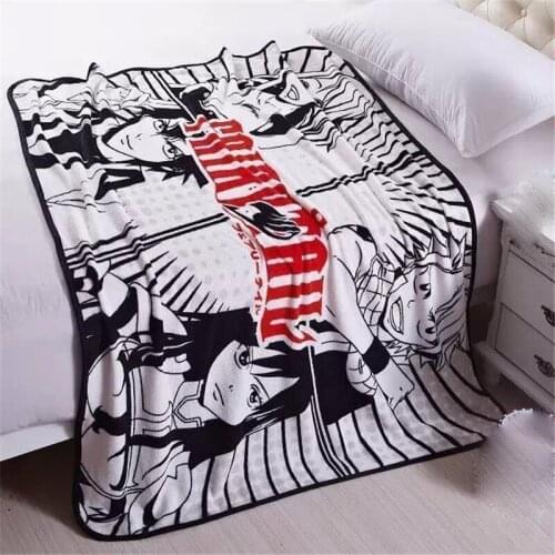 100cm*140cm Anime Fairy Tail Soft Blanket Throw Sofa Blanket Office Travel Bed Sheet Warm Blanket Kids Cosplay Prop Decor 1pcs