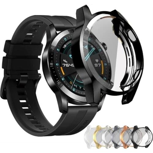 NEW Soft TPU Protect Cover for Huawei Watch GT2 46mm Case Bumper for Watch GT 2 42mm Shell Protector Smart Watch Accessorie