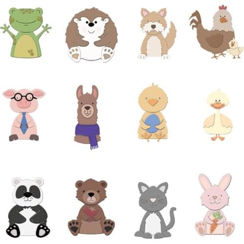 DIY Various Stitching Animals Metal Cutting Dies Stencils For Scrapbooking Paper Cards Making Craft Handmade Decoration New 2019