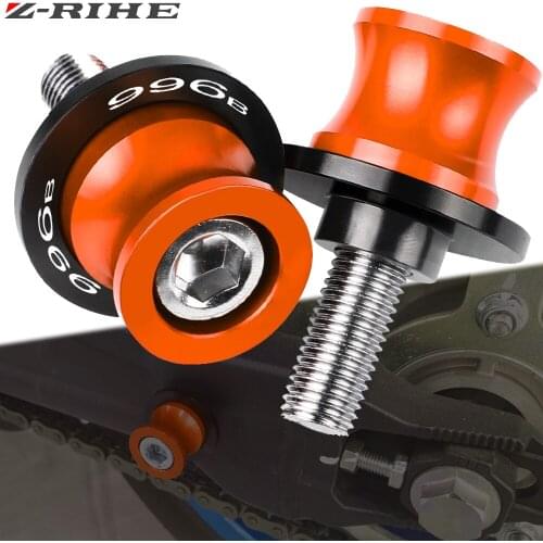 For DUCATI 996 996B SPS R 2019 2020 2021 Motorcycle Aluminum Accessories 8MM Swingarm Sliders Spools CNC Swing Arm Stand Screw