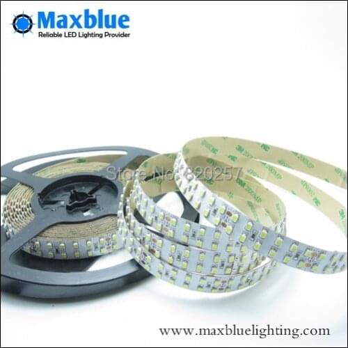 240leds/meter LED Strip Light 3528SMD 5M 24VDC Cool White 6000K-6500K Double Row 1200leds Flexible Strip LED Light