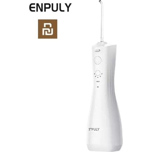 New Youpin ENPULY Teeth Cleaner Oral Irrigator 250ml Water Tank Electric Dental Water Jet 6 Mode IPX7 Waterproof Mini Portable