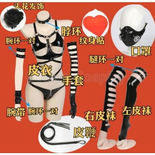 Cos ONE PUNCH-MAN Queen S Cosplay Costume Princess S Combats Leather Freak One Punch Man Crossbow S