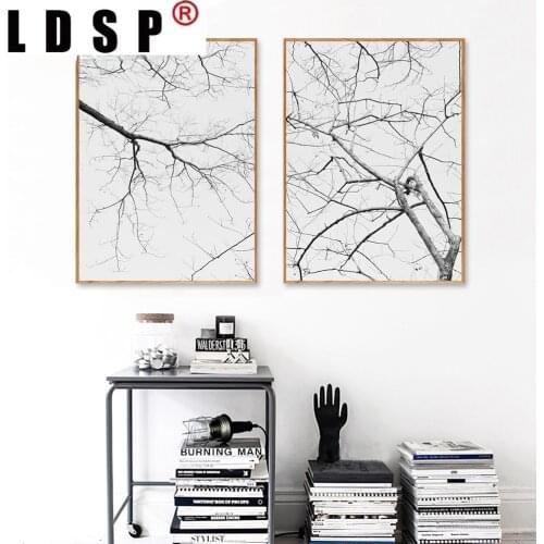 LDSP Tree Branch Still Life Nature Landscape Canvas Painting Wall Art Painting Print Poster Picture Living Room Home Decor