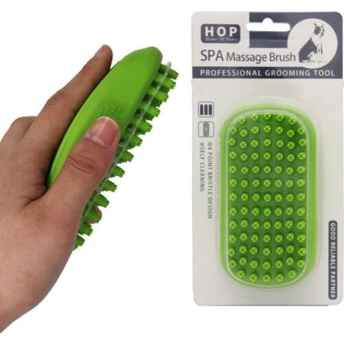 Summer Hot Dog Cat Silica Gel Clean Take A Bath Brush Hair Removal Massage Mouse Soft Brush Pet Supplies