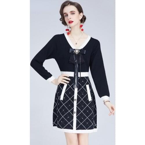 Модные платья в клетку Loribindwood China At AliExpress