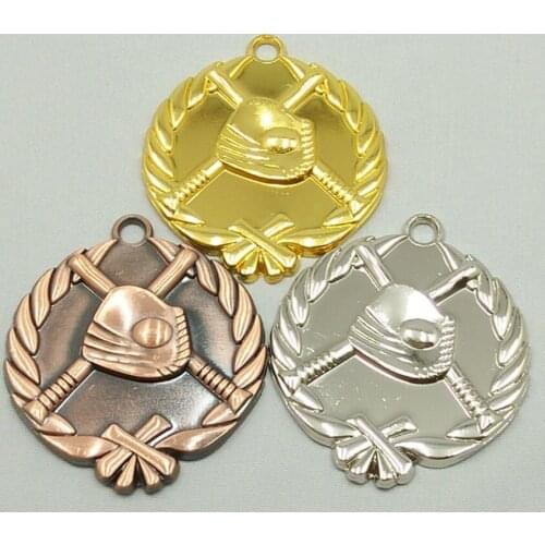 Medals for children Sports medal Baseball School Sports Medal Gold Silver Bronze Movement Communication Ability/self-confidence