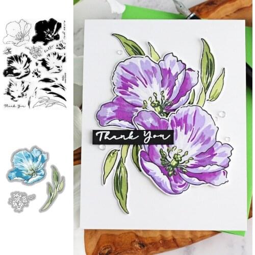 Fresh Bloom Leaf Metal Cutting Dies Stamps Scrapbook Diary Secoration Embossing Stencil Template Diy Greeting Card Handmade 2021