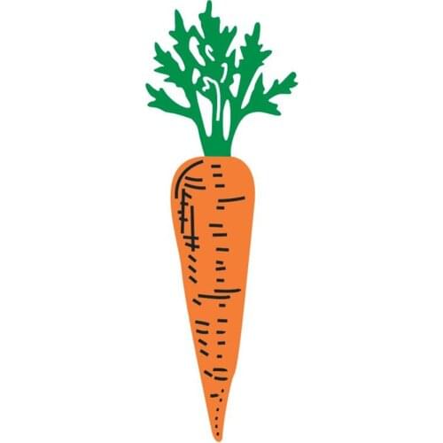 Metal carrot paper die cutting dies for Scrapbooking/DIY Easter wedding Halloween Easter card