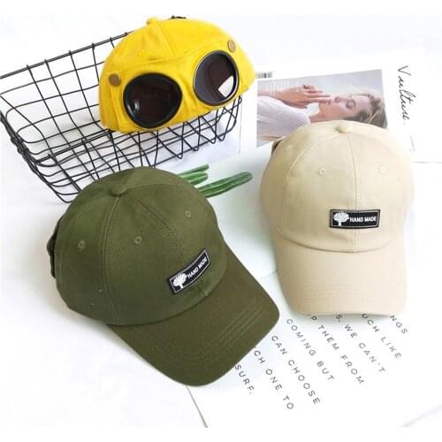 Fashion Hat New Aviator Hat Summer Personality Glasses Baseball Cap Female Unisex Sunglasses Cap Male Cap Baseballcap Boys Cap