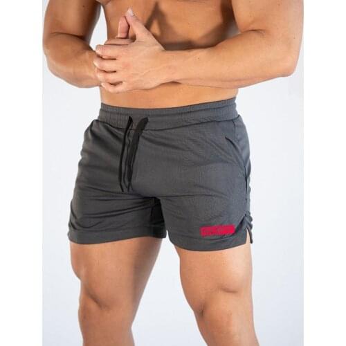 VQ Fitness Mens Bodybuilding Shorts Gym Jogging Clothing Football Athletics Mesh Quic Dry Solid Outdoor Training Running Shorts