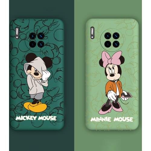 Disney Mickey Minnie Donald Duck All-inclusive Soft Case for Huawei P30 P20 P40 Mate 20 30 Honor 20 Lite Pro Protective Cover