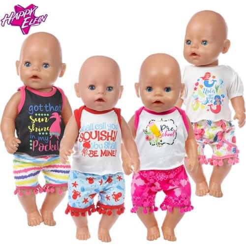 2020 New lovely Suits For 17 Inch Baby Dolls 43cm Clothes Doll Accessories