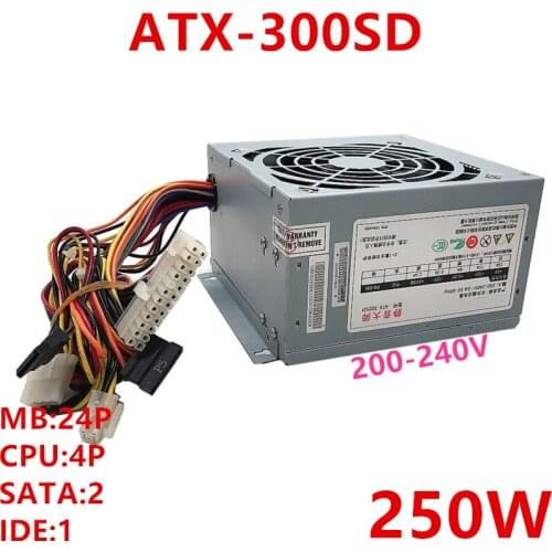 New Original PSU For Greatwall ATX Rated 250W Power Supply ATX-300SD