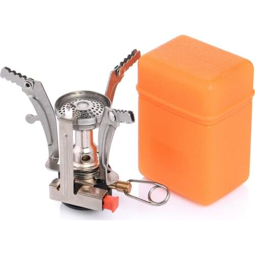 Outdoor Picnic Gas Burner Portable Camping Hiking Mini Stove Cooker Foldable