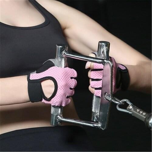 Professional Gym Fitness Gloves Power Weight Lifting Women Men Crossfit Workout Bodybuilding Half Finger Hand Protector 반 손가락 장갑