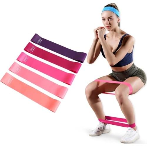 Training Gum Exercise Gym Strength Resistance Bands Pilates Sport Rubber Fitness Mini Bands Crossfit Workout Equipment