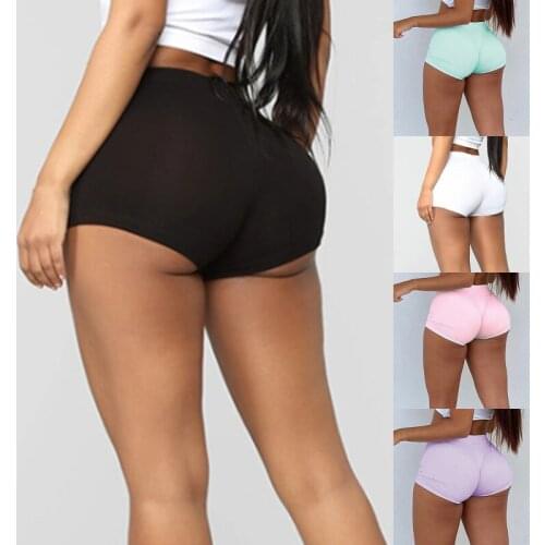 Sexy Womens Sports High Waist Shorts Athletic Gym Workout Fitness Yoga Leggings Briefs Athletic Breathable 2021