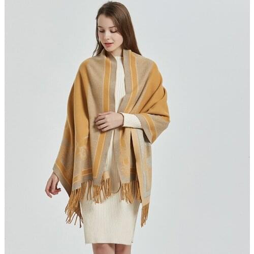 Luxury Women Winter Scarves Shawls Wraps 2020 New Design Fashion Spring Fall Neck Scarf Hijab Warm Cashmere Pashmina