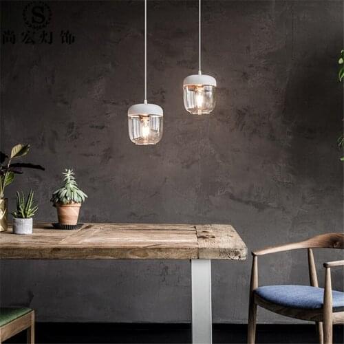 Nordic Danish Design Cones Glass Pendant Lights Bedroom Living Room Kitchen Hanging Lights Restaurant Bar Lamp Deco Lighting