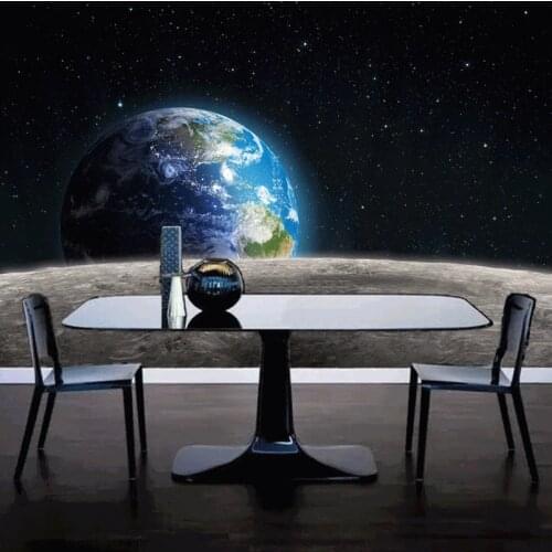 Modern Photo Wallpaper Star Earth Universe Moon 3D Large Mural Living Room Restaurant TV Sofa Backdrop Wall Murals Wallpaper