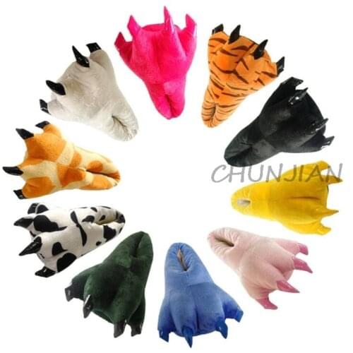 Animal Paws Shoes Children Winter Soft Warm Animal Slipper Baby Girls Unicorn Onesies Pajamas Shoes Boys Sneakers