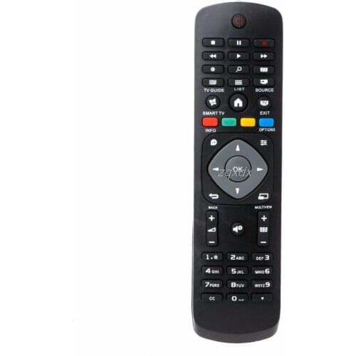 1Pc High Quality ABS Replacement TV Remote Control For Philips YKF347-003 Without Battery Black Color