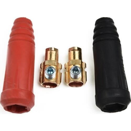 2pcs TIG Welding Cable Panel Connector Plug DKJ10-25 200Amp Quick Fitting Plug Soldering Welding Equipment Accessories