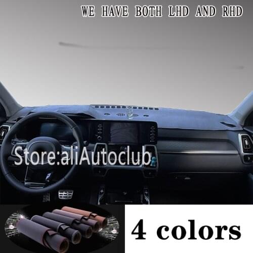 For Citroen C3 AIRCORSS Accessories 2017-2022 PU Leather Dashmat Car Styling Covers Dash Mat Dashboard Cover Carpet custom