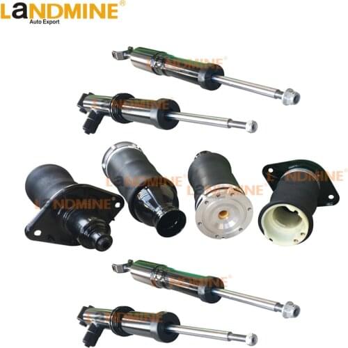 Free Shipping 8PCS Front Air Shock Rear Air Ride Suspension Damper Strut Fit Audi A6 C5 4Z7616051A(52A) 4Z7616051D