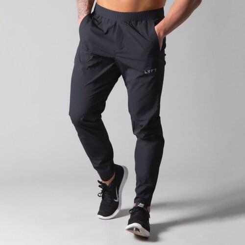 New Black Joggers Pants Men Running Sweatpants Quick dry Trackpants Gym Fitness Sport Trousers Male Summer Thin Training Bottoms
