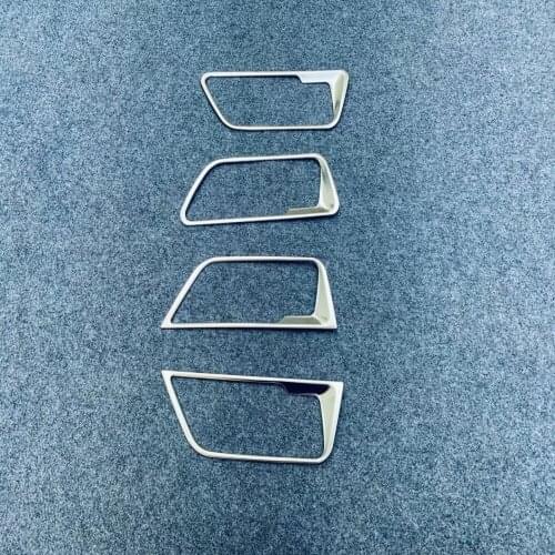 For Toyota Harrier Venza 2020 2021 Stainless Steel Inner Door Handle Cover Trim Stickers Car Interior Accessories