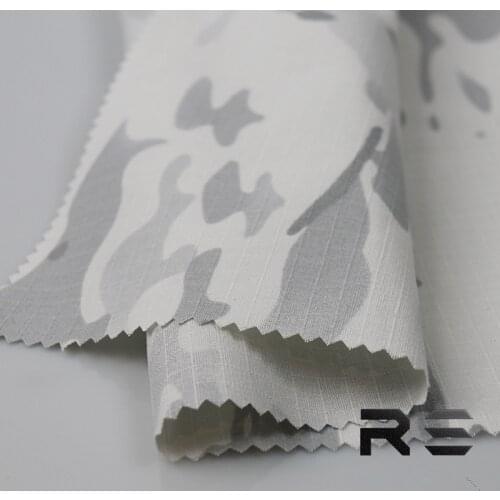 1.5m Width Multicam Alphine Camouflage Fabric TC Quadrille Soft Breathable Snow Cloth Military Suits Silencer Cover Material