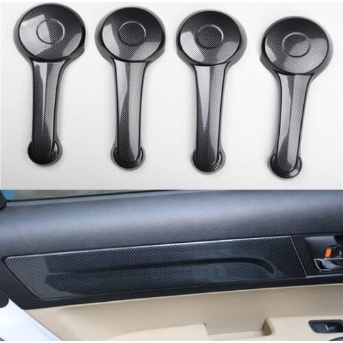 Carbon Fiber Printed Interior Mouldings Steering Panel Cover Center Console Handles Trim for Honda CRV 2007 2008 2009 2010 2011