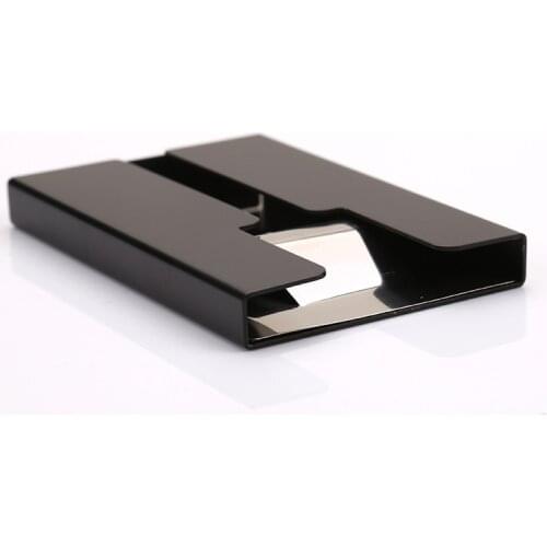 2019 New Aluminum alloy Credit Card Holder Slim Thin Bank Credit Card Package Business Card Holder Mini Card Case Box