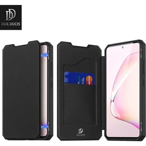 Original Dux Ducis Pu Leather Case For For Samsung Note10 Lite A81 Coque Luxury Thin Flip Cover Wallet Phone Cases S10 Lite A91