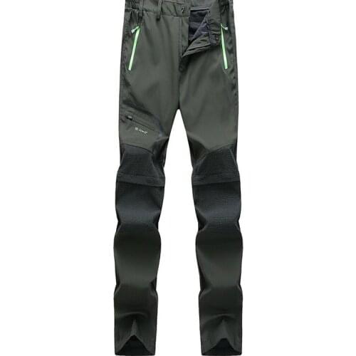 Hiking Pants 2021 New Disjoinable Storm Pants Summer Thin Solid Color Casual Sweatpants For Men /40