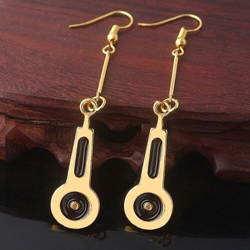 Anime JoJo Bizarre Adventure Earrings JOJO Bruno Bucciarati Zipper Cosplay Earrings For Women Men Cherry Stud Ear Jewelry Gift