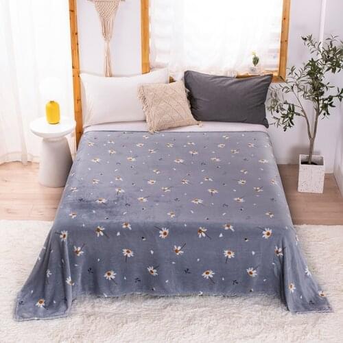 Fangfei 200x230cm Farley Wool Polar Microfiber Bedspread Blanket Cover Flannel Blanket for Sofa/Bed/Car Portable Plaids