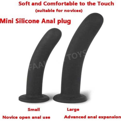 Mini Silicone Anal Butt Plug For Beginner Sex Toys Prostate Massage Private Goods Sex Shop Realistic Dildo Female Masturbation