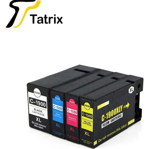 Tatrix PGI-1900XL PGI1900 C-1900 Premium Color Compatible Printer Ink Cartridge for Canon MAXIFY MB2390